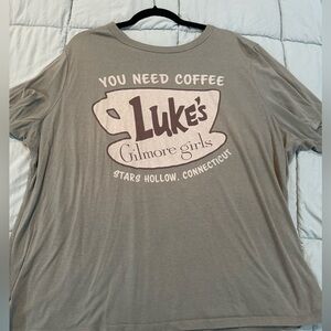 Olive green Gilmore Girls graphic tee